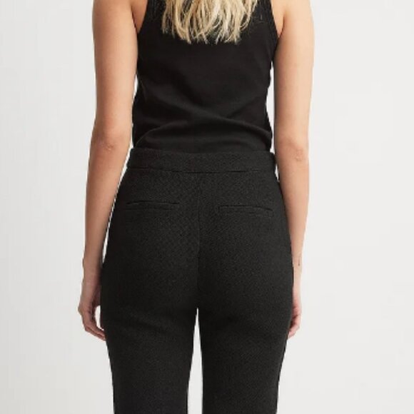 NWT NAKD Black Tweed Structured Flared Suit Pants - Picture 2 of 6